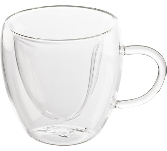 Изображение товара Кружка в форме сердца Leonord AROMA 300 мл, из боросиликатного стекла, с двойными стенками 103490