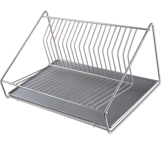 Изображение товара Сушилка для посуды Рыжий кот Bosito 39х24.5х18.5 см, хром 103695