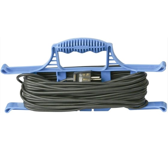 Изображение товара Удлинитель на рамке (30м; 6А; 1,5кВт; 1 розетка) Калибр 217107