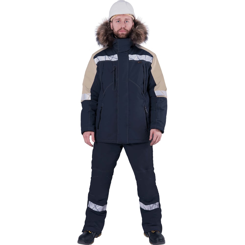 Изображение товара Зимняя мужская куртка iForm ХАЙ-ТЕК SAFETY для зимы до -41 градуса с капюшоном