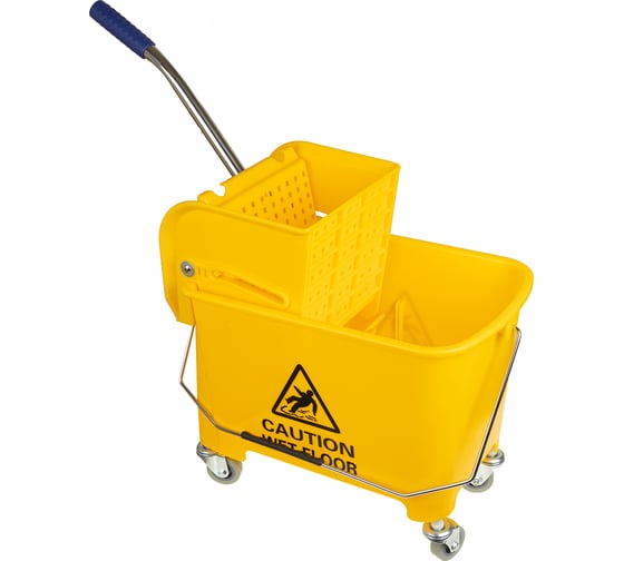 Изображение товара Пластиковое ведро с отжимом Baiyun 20 л, желтый AF08068-Y