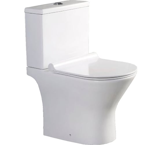 Изображение товара Напольный унитаз с сиденьем микролифт Azario Verde AZ-2224 615х360х745 мм 00079593