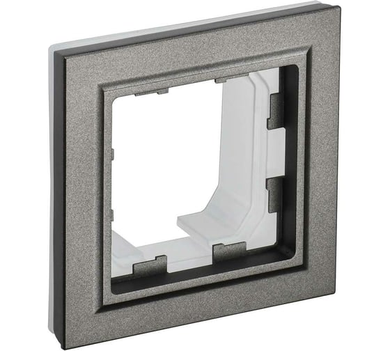 Изображение товара 1-местная рамка IEK Brite ip44 ру-1-бртб-44 темная бронза BR-M12-44-K45
