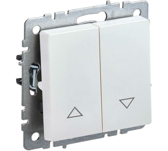 Изображение товара Выключатель IEK Brite жалюзи 10а вс10-1-5-брж жемчуг BR-V15-0-10-K36
