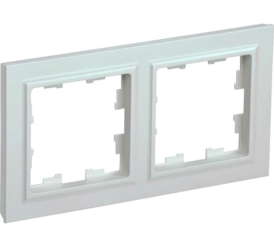 Изображение товара 2-местная рамка IEK Brite ру-2-брж жемчуг BR-M22-K36