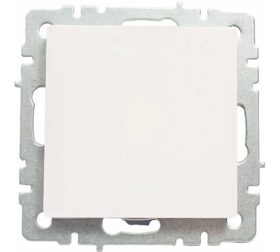 Изображение товара Заглушка с суппортом IEK Brite мз10-брб белый BR-PL10-K01