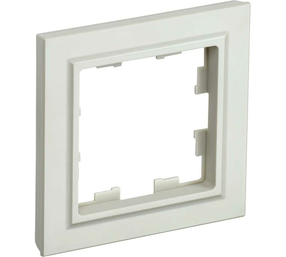 Изображение товара 1-местная рамка IEK Brite ру-1-бркр бежевый BR-M12-K10