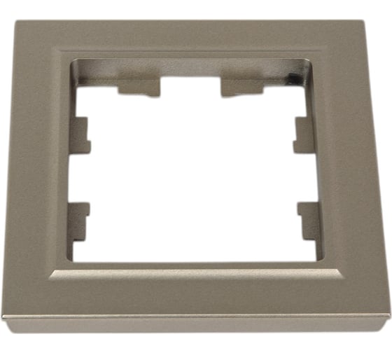 Изображение товара 1-местная рамка IEK Brite ру-1-брш шампань BR-M12-K37