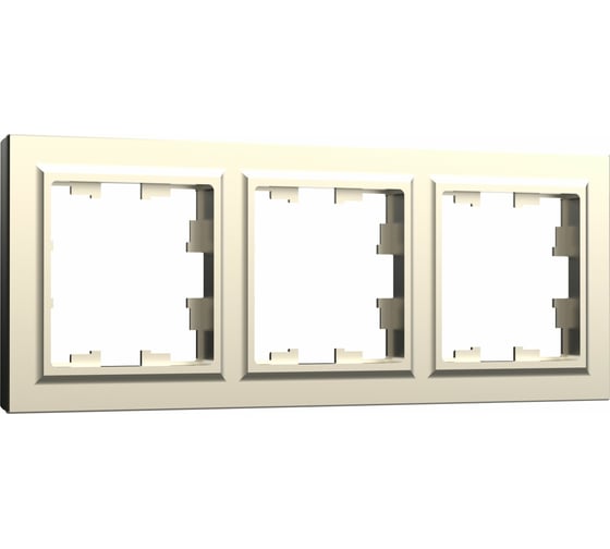 Изображение товара 3-местная рамка IEK Brite ру-3-брш шампань BR-M32-K37