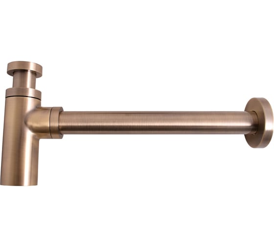 Изображение товара Сифон для умывальника RavSlezak 300 мм, металлический, цвет бронза MD0232SM