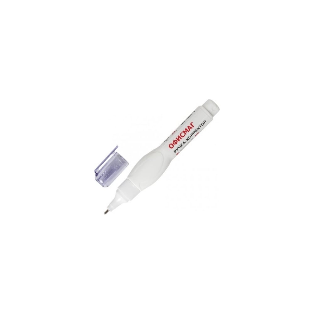 Ручка-корректор ОФИСМАГ корректор карандаш 3 мл металлический наконечник на основе растворителя