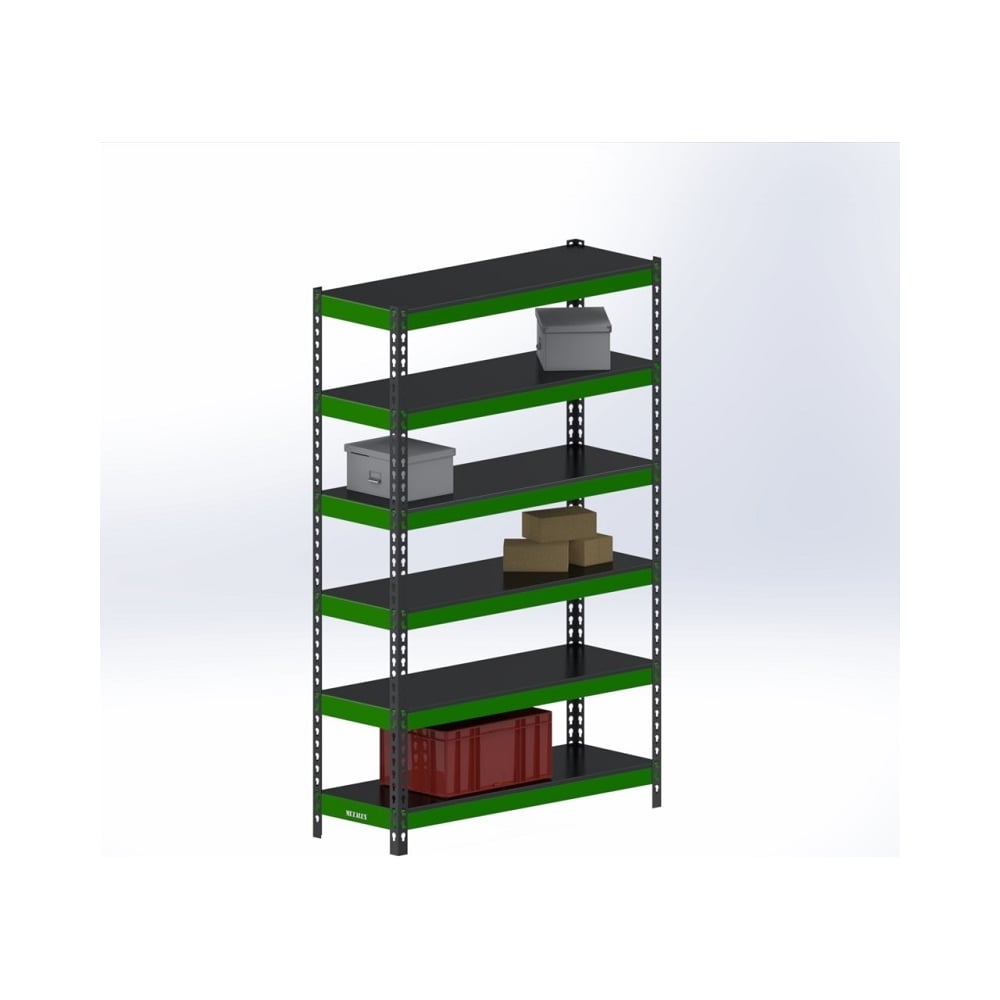 Изображение товара Стеллаж металический 2200x1000x500 6 полок Металекс SHDVI221050
