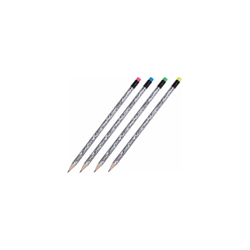 Чернографитный карандаш Пифагор карандаш чернографитный 2 0 мм happy graphix самолеты hв трёхгранный