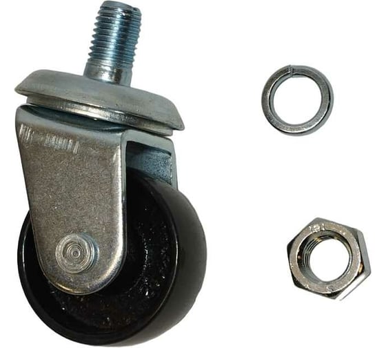 Изображение товара Колесо металлическое заднее поворотное для домкрата подкатного Great Wolf GWJ-031-9