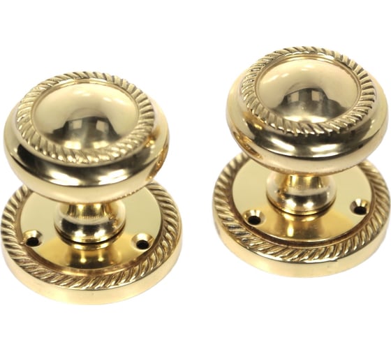 Изображение товара Ручки дверные на розетке Левша (коллекция) L.Baskerville Georgian pass 60mm LB-703 золото У2-1629.З