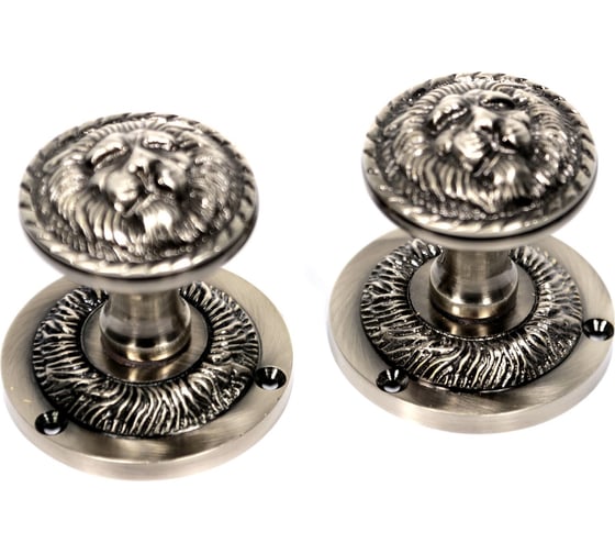 Изображение товара Дверные ручки Левша L.Baskerville EMPIRE LB-734 пара, старинное серебро У2-1639.СС