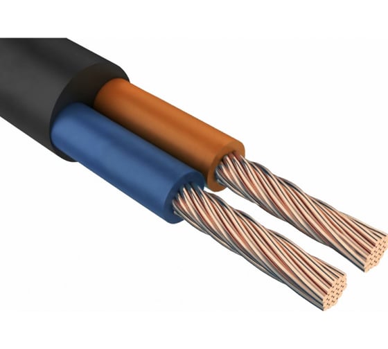 Изображение товара Провод ПВСн iTOK 2x1 ГОСТ черный (5 метров) i-KPP-PVSN-210-5-B