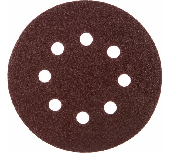 Изображение товара Круг 125 мм, Р150, абразивный, самозацепляемый, с отверстиями, 10 шт MOSTEK 3412515