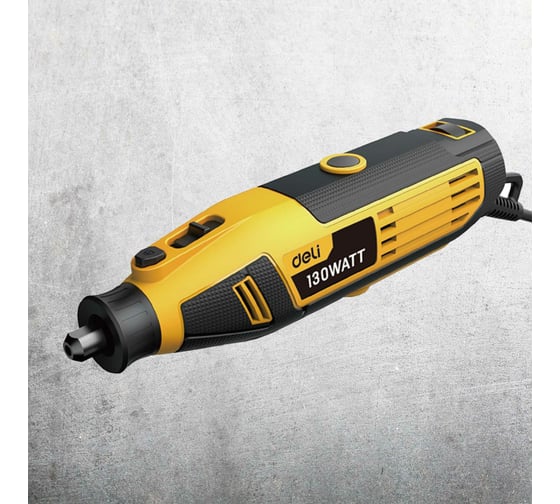 Изображение товара Электрический гравер DELI DL-DM03-E1 ( с гибким валом, 130Вт, цанга 3,2мм, 10000-32000об/мин, кейс + 41 насадка) 102877