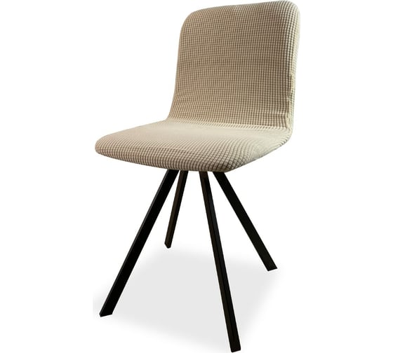 Изображение товара Чехол на мебель ГЕЛЕОС для стула 608 кремовый ГЧС0608