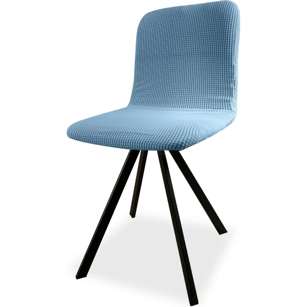 Чехол на мебель для стула ГЕЛЕОС, цвет голубой