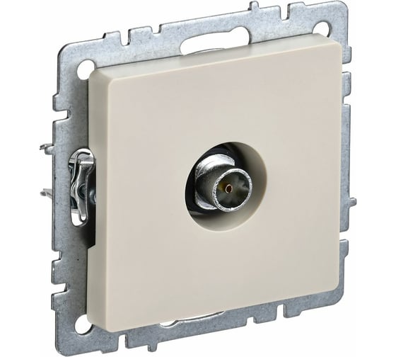 Изображение товара Оконечная розетка TV IEK Brite ртв11-0-бркр бежевый BR-A10-O-K10