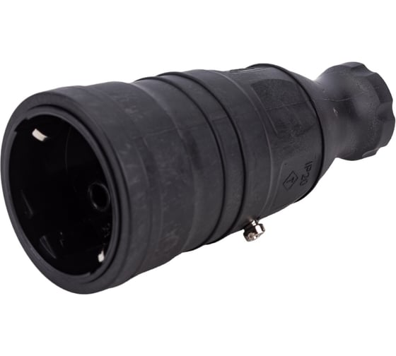 Изображение товара Переносная розетка IEK Omega рбп14-1-0м ip20, черная OM-KR20-16-20-P1-00-K02