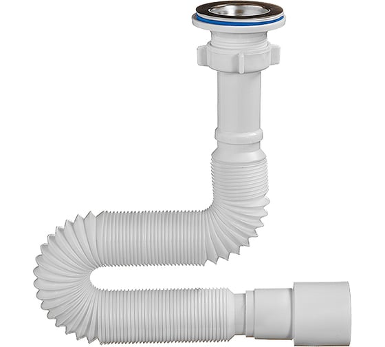 Изображение товара Гибкая труба ORIO с выпуском 1 1/4x40/50, длина 650мм А-3016