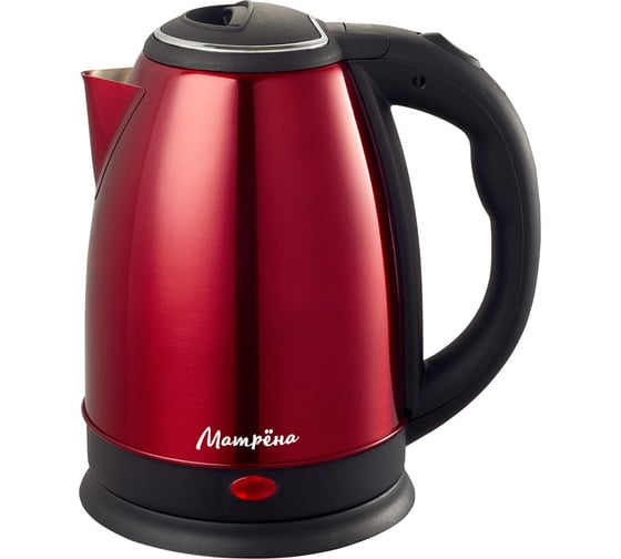 Изображение товара Электрический чайник Матрёна MA-002 1.8 л, стальной, красный 005409