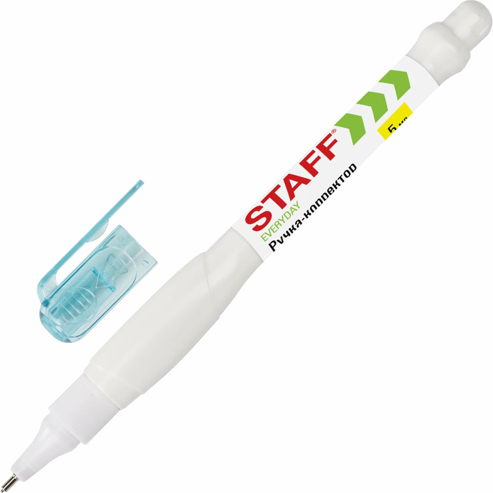 Ручка-корректор Staff быстросохнущая корректирующая жидкость staff