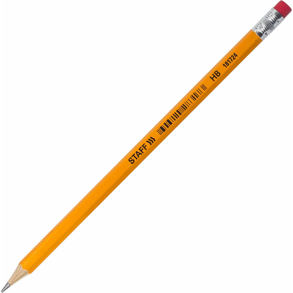 Чернографитный карандаш Staff пластиковый чернографитный карандаш staff