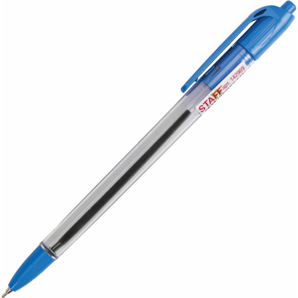 Автоматическая масляная шариковая ручка Staff ручка шариковая brauberg m 500 classic черная 50 штук 0 35 мм 880402