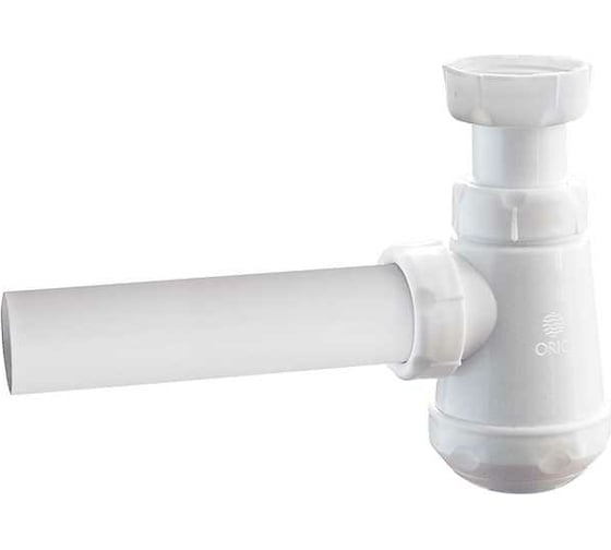 Изображение товара Сифон ORIO Чик бутылочный 1 1/4x32, с жесткой трубой 32-32, без выпуска МВ-32009