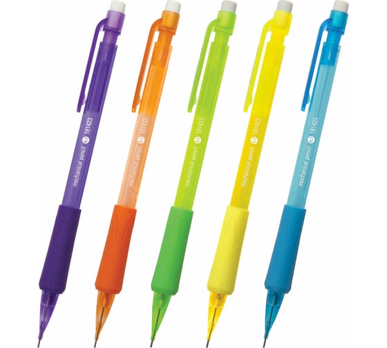 Изображение товара Механический карандаш Staff 0,7 мм, College Mp-422, ластик, резиновый грип, корпус тонированный ассорти 181423