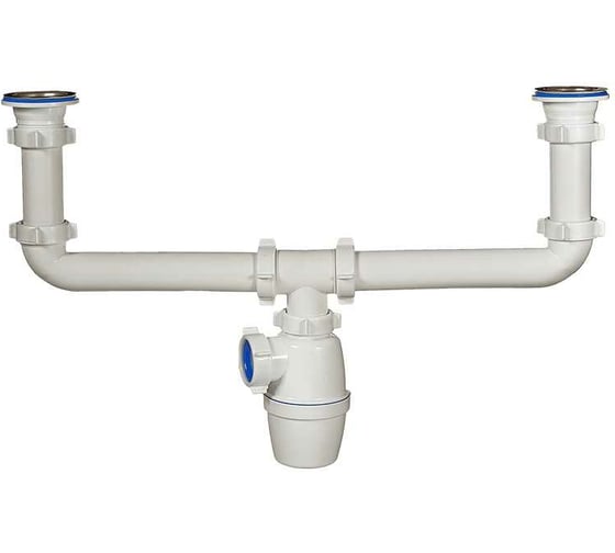 Изображение товара Двойной бутылочный сифон ORIO двухуровневый 1 1/2x40 А-4009