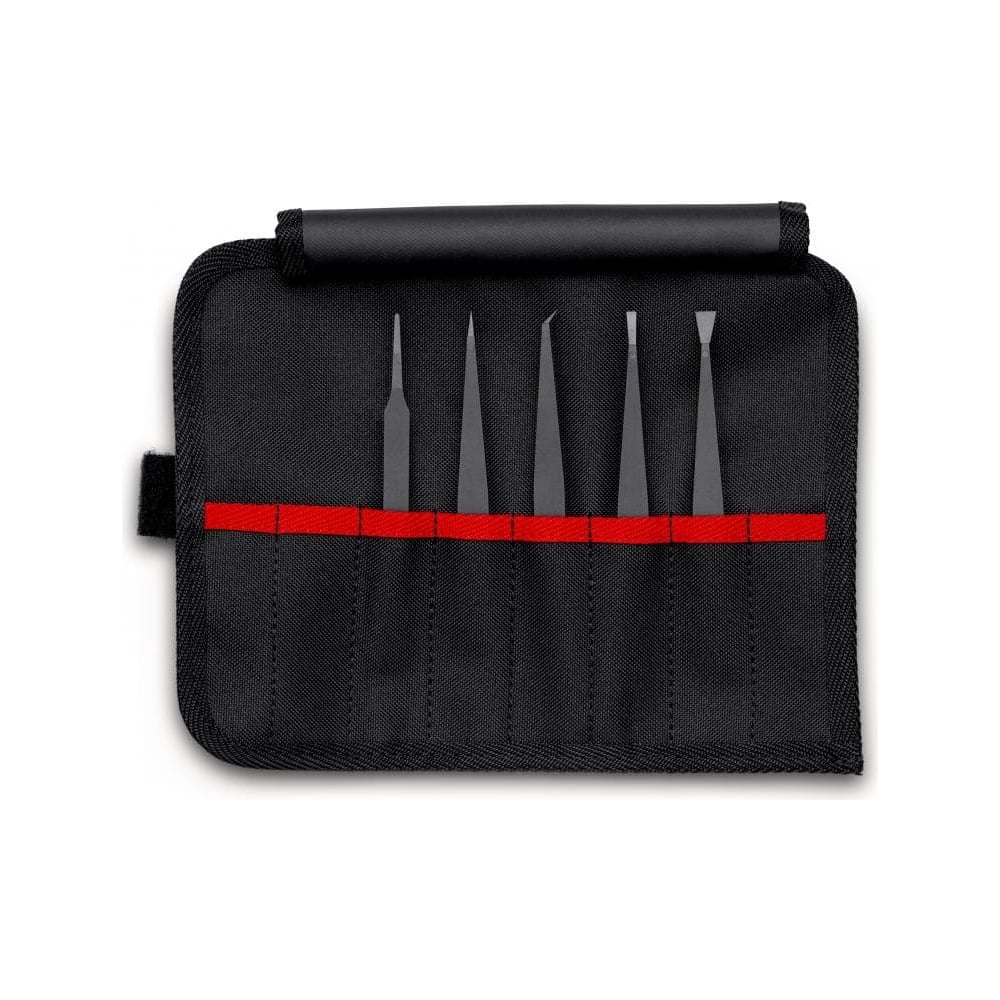 Изображение товара Набор пинцетов Knipex углепластиковых ESD 5 пр. для электроники