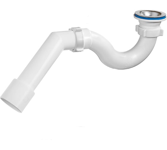 Изображение товара Сифон для душевого поддона ORIO 1 1/2x40 с переходной трубой 45 градусов 40-40/50 А-42587