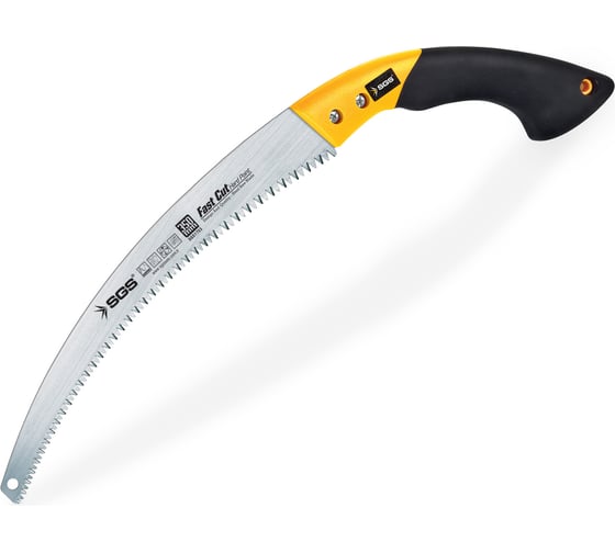 Изображение товара Ножовка для обрезки сучьев и веток SGS 1753 загнутая, 300 мм, в ножнах 1753SGS