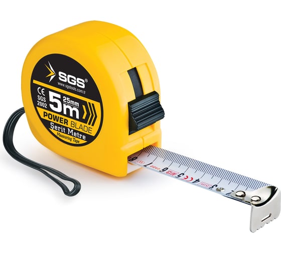 Изображение товара Рулетка SGS 2002 5x25 мм, пластиковый корпус 2002SGS