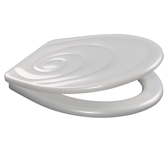 Изображение товара Крышка для унитаза ORIO регулируемая ЛЮКС перламутровая КУ2-6