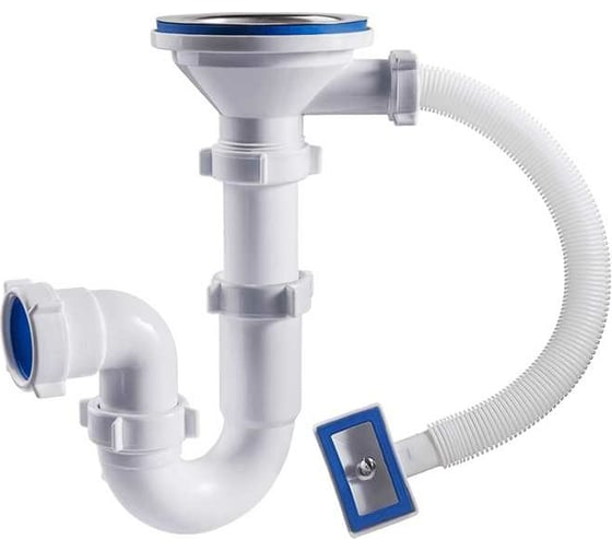 Изображение товара Прямоточный сифон ORIO 3 1/2 40, с переливом S-4107