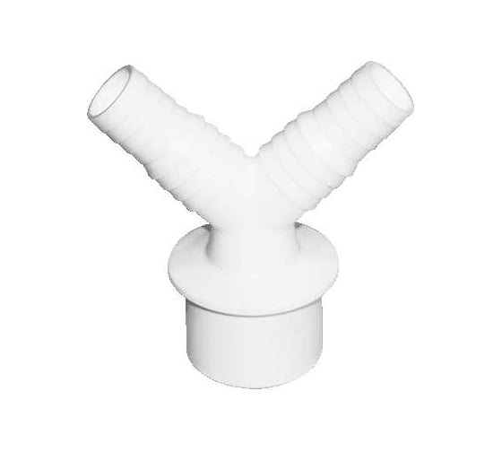 Изображение товара Адаптер для подключения слива ORIO с двумя отводами вход 20/22мм, выход 40мм А-4240