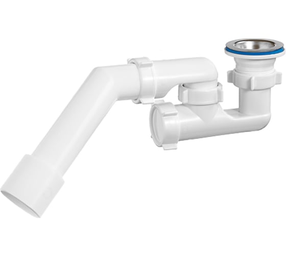 Изображение товара Сифон для душевого поддона ORIO 1 1/2x40 регулируемый, с переходной трубой 45 градусов 40-40/50 А-82587