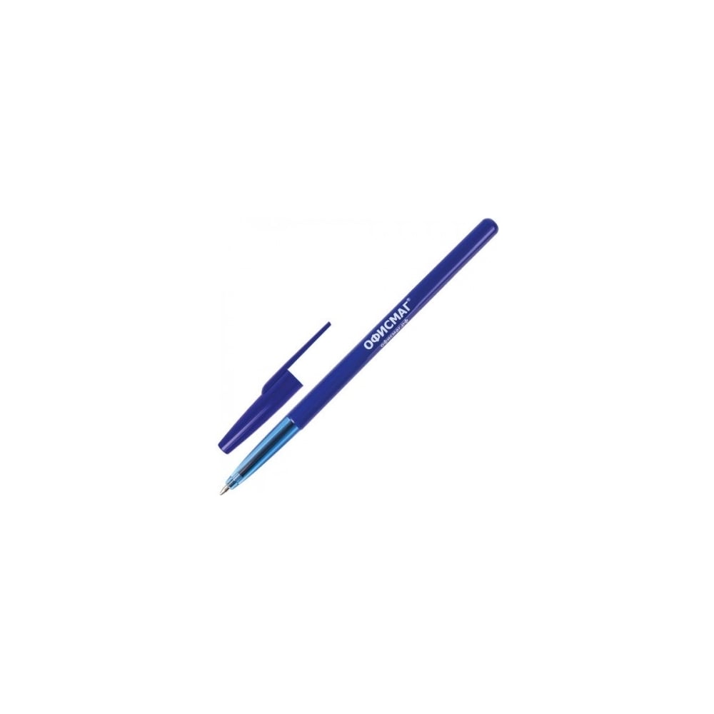 Офисная шариковая ручка ОФИСМАГ ручка шариковая brauberg офисная синяя комплект 24 штуки линия 0 5 мм 880007