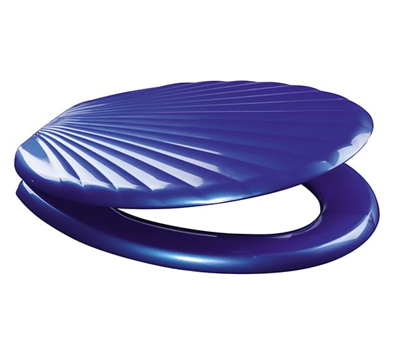 Изображение товара Крышка для унитаза ORIO ЛЮКС темно-синяя КР3-5