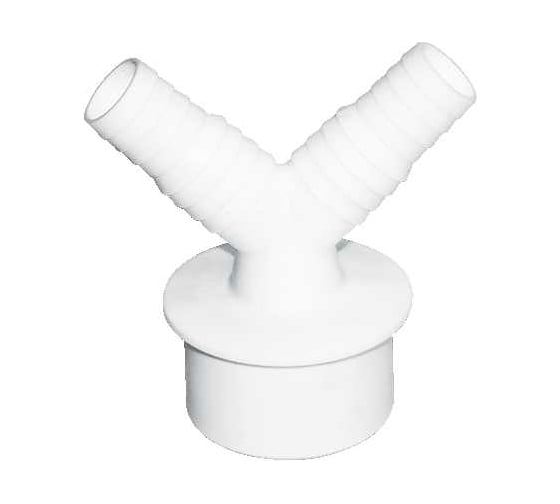 Изображение товара Адаптер для подключения слива ORIO с двумя отводами вход 20/22мм, выход 50мм А-5250