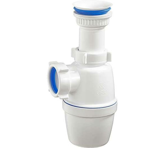 Изображение товара Бутылочный сифон ORIO с пластиковым выпуском D-63мм х 40 А-7205