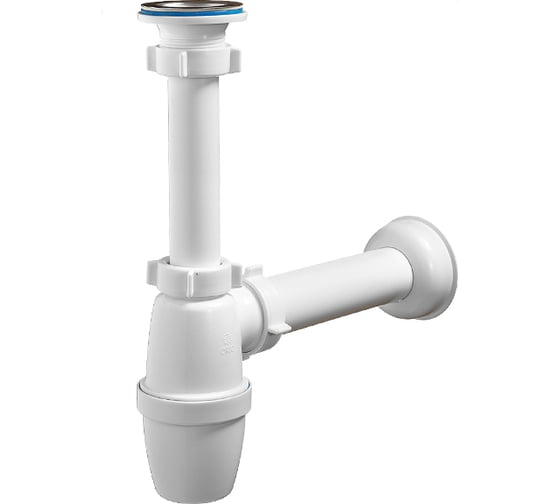 Изображение товара Бутылочный сифон ORIO 1 1/4x40 малый корпус с удлиненным патрубком, прямой трубой 40-40 В-32059