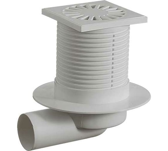 Изображение товара Горизонтальный трап ORIO регулируемый с пласт.реш.10x10 ТО-3110