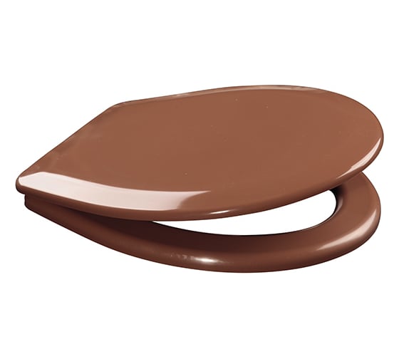 Изображение товара Крышка для унитаза ORIO регулируемая коричневая К-07-2